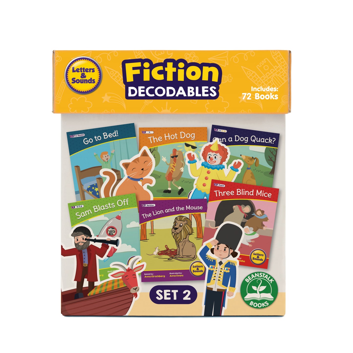 Letters & Sound Set 2 Fiction Decodables Boxed Set