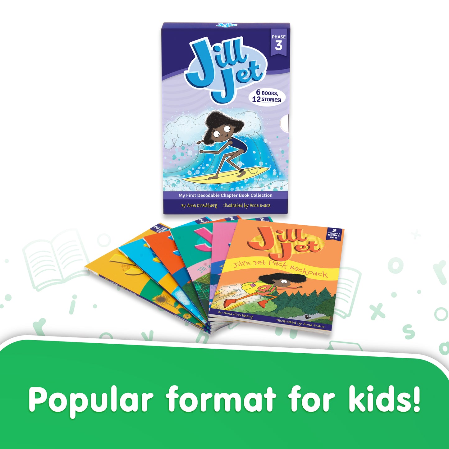 Jill Jet - Decodable Chapter Books - Boxed Set (Beanstalk)