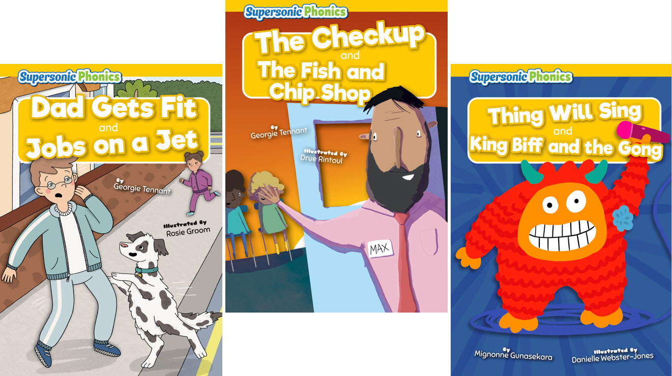 Supersonic Decodable Book Set Level 3 - Yellow (Set of 16)