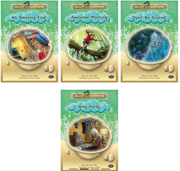 Phonic Books Island Adventure - Decodable Books for Older Readers (Alternative Vowel Spellings)