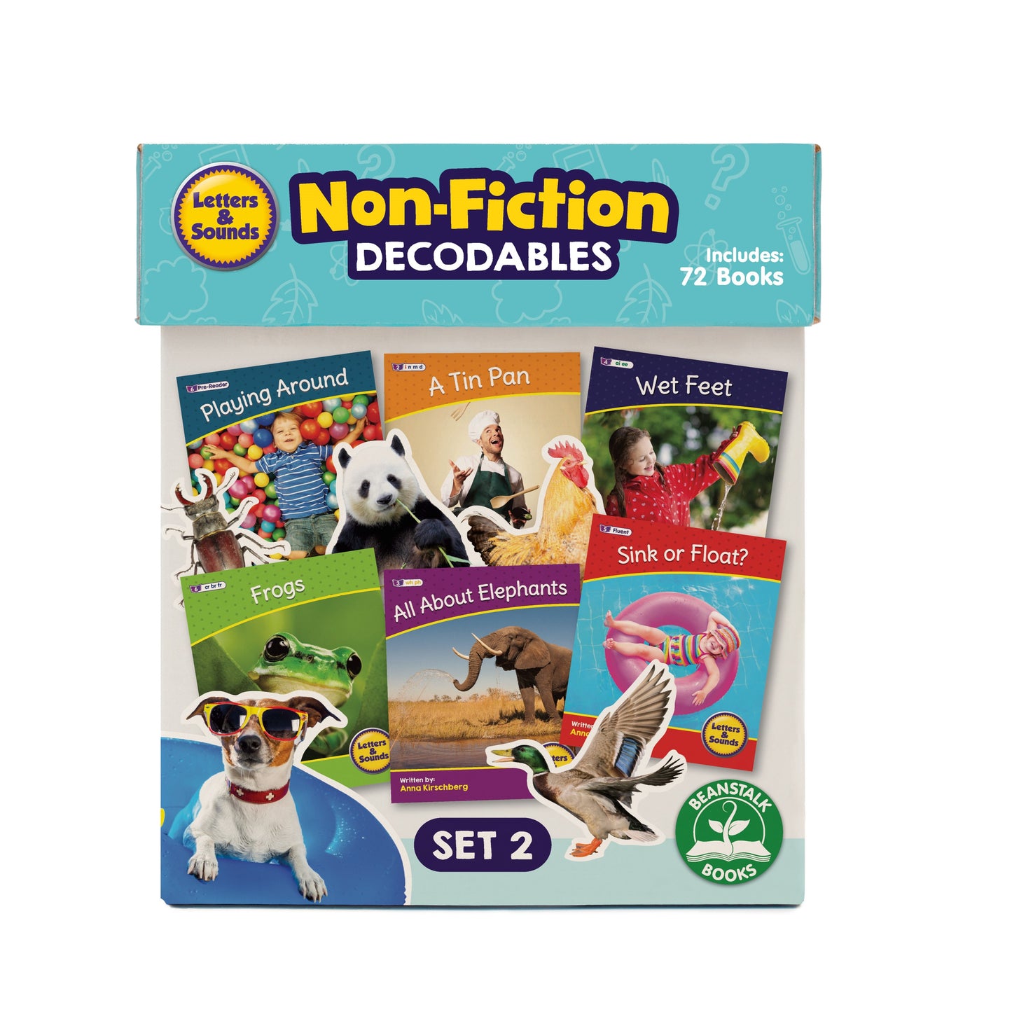Letters & Sounds Set 2 Non-Fiction Decodables Boxed Set
