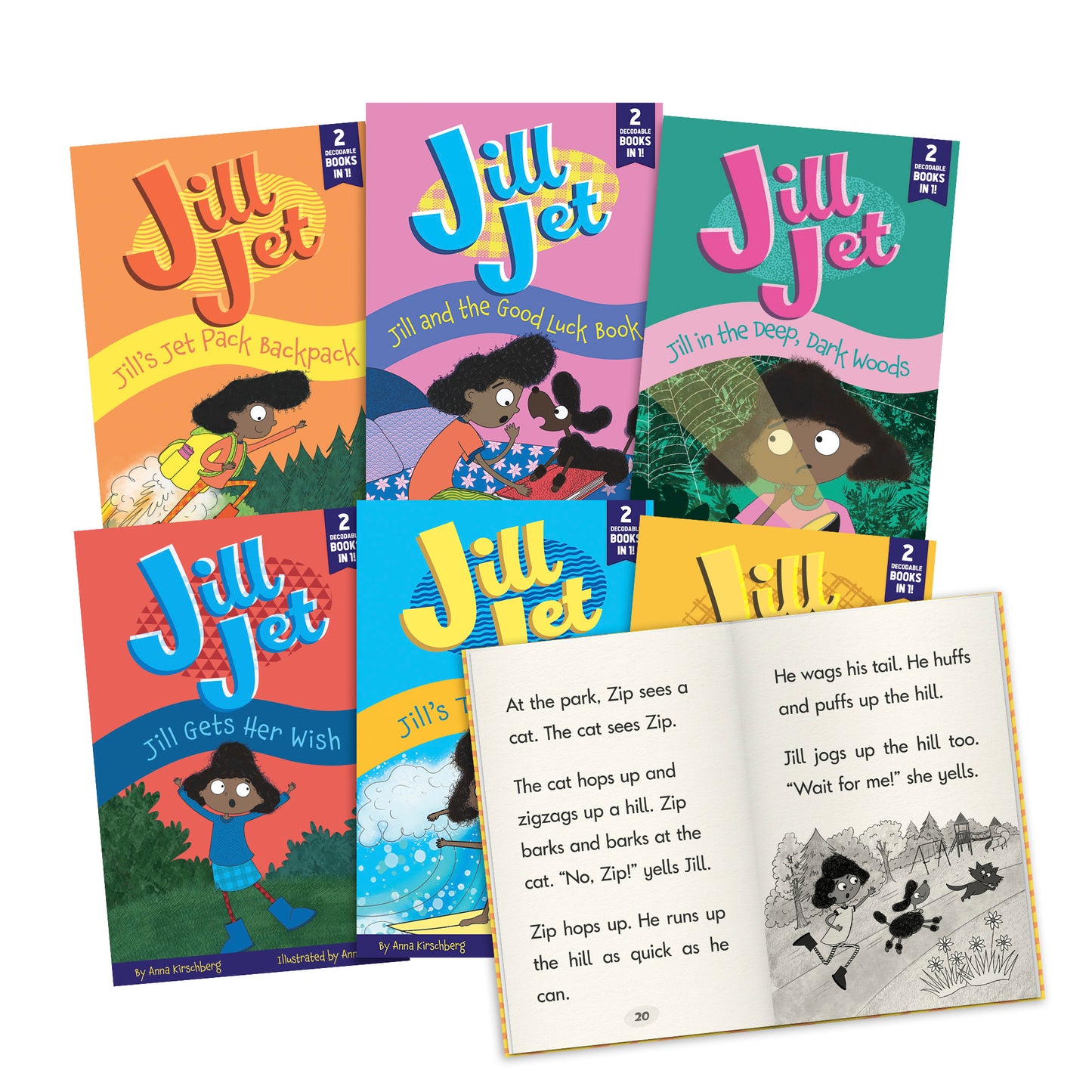 Jill Jet - Decodable Chapter Books - Boxed Set (Beanstalk)