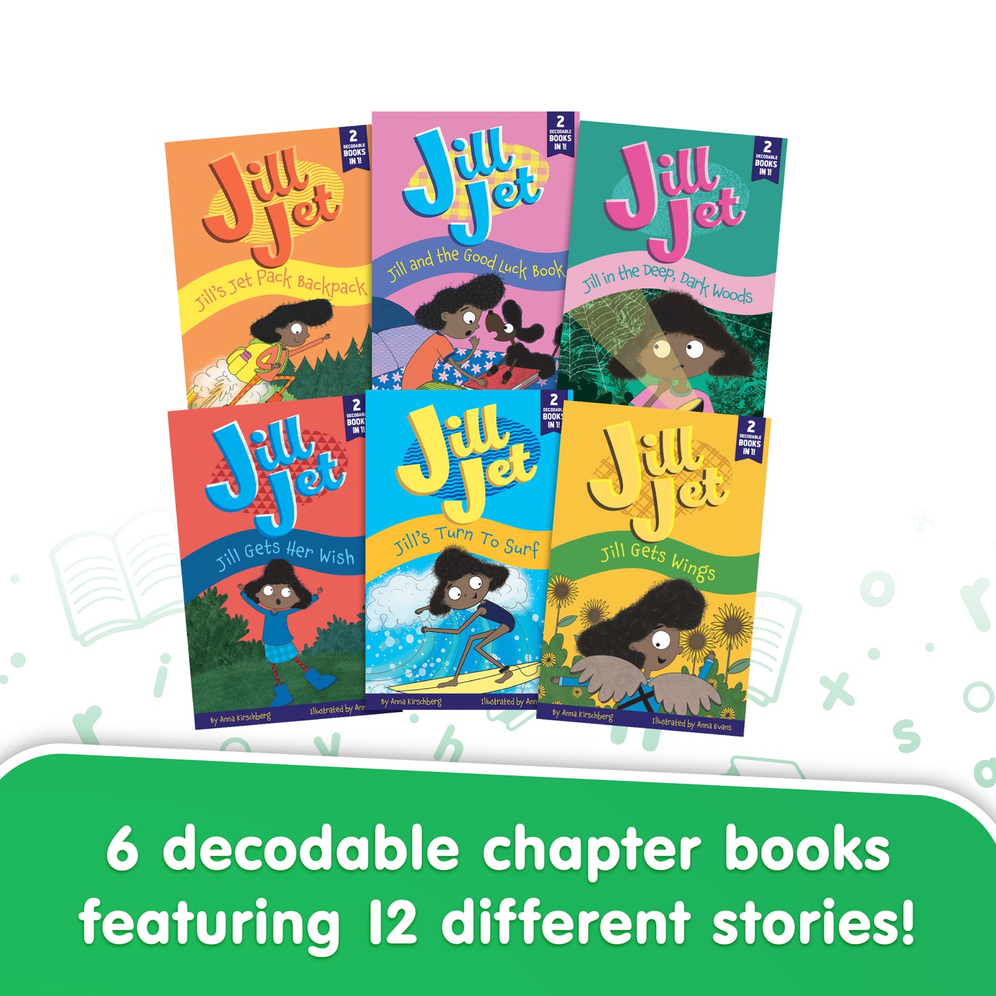 Jill Jet - Decodable Chapter Books - Boxed Set (Beanstalk)