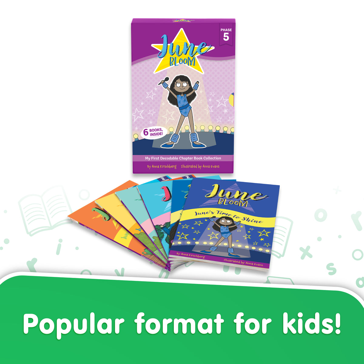 June Rye Books June Bloom - Decodable Chapter Books - Box Set (Beanstalk ...
