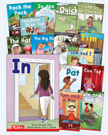 Decodable Books Grade PK-K Set 1: 15-Book Set
