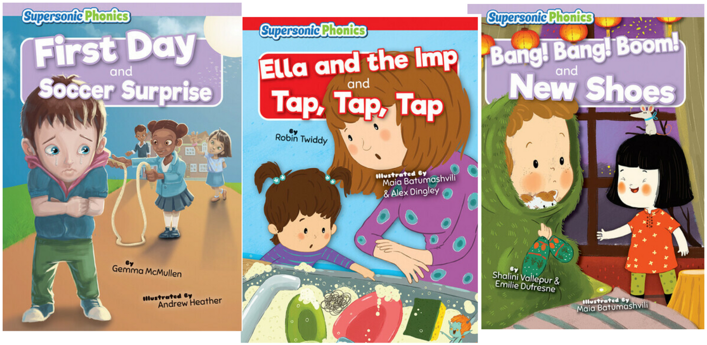 Kindergarten Supersonic Phonics Set w/2 copies per title