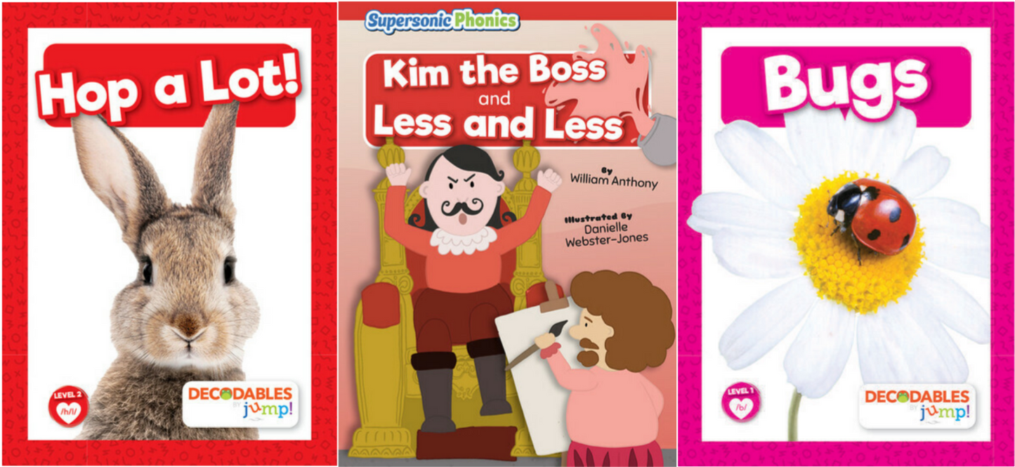 NLL Kindergarten Decodables aligned to Heggerty (35 unique titles)