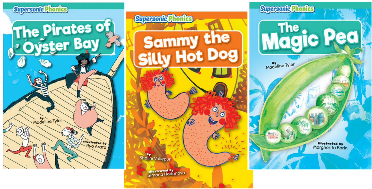 2nd Grade Supersonic Phonics Set w/2 copies per title