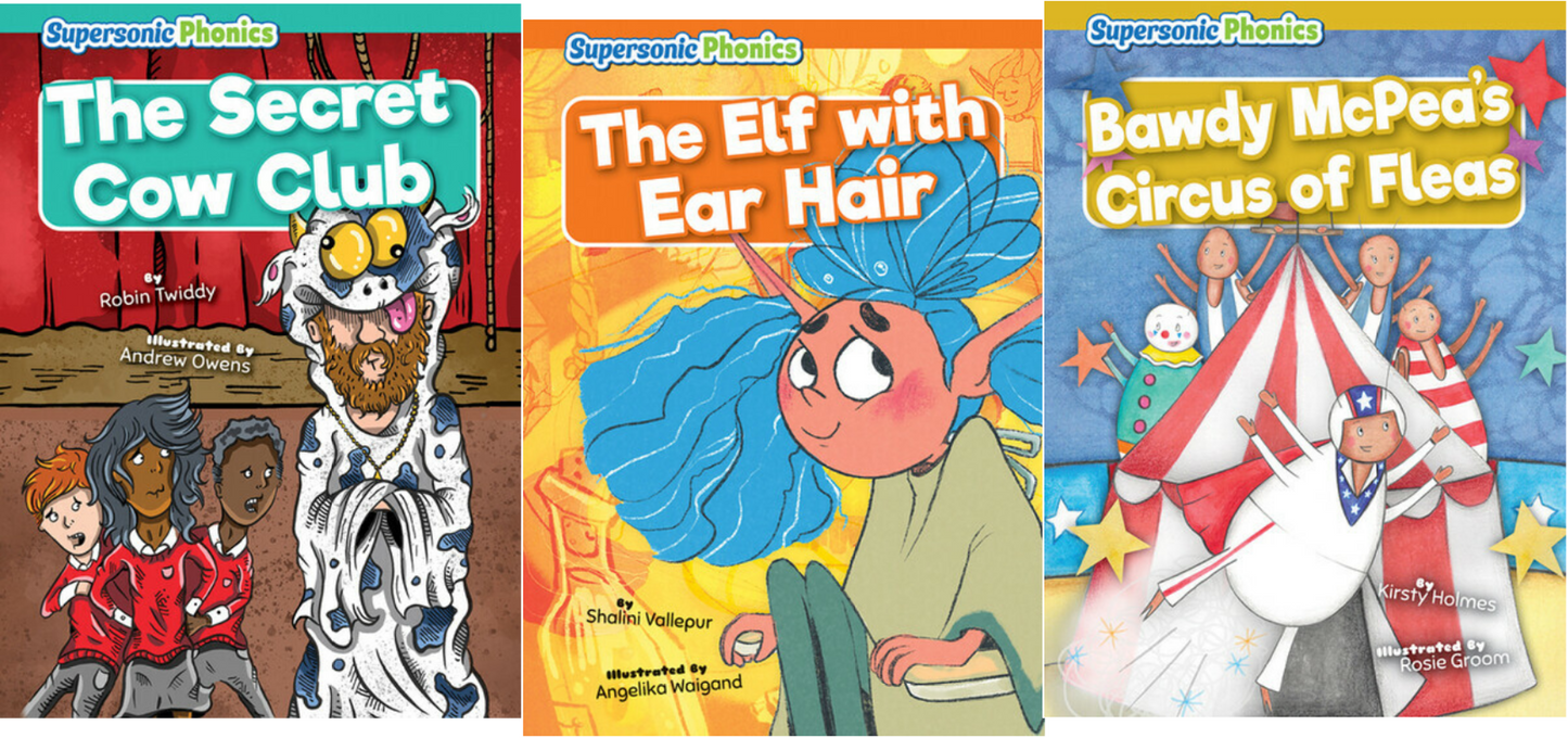 4th Grade Supersonic Phonics Set w/1 copy per title