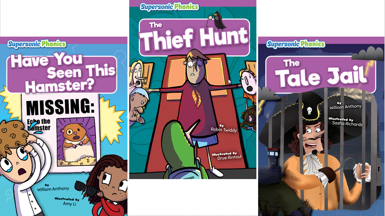 Supersonic Decodable Book Set Level 8 - Purple (Set of 16)