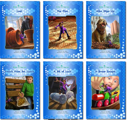 Phonic Books Alba - Decodable Books for Older Readers (CVC, Consonant Blends and Consonant Teams, Alternative Spellings for Vowel Sounds - Ai, Ay, a-E, A)