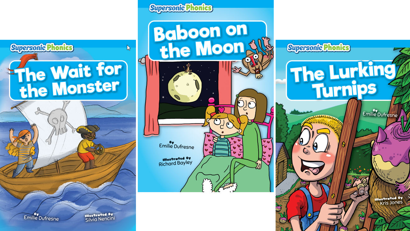 Supersonic Decodable Book Set Level 4 - Blue (Set of 10)