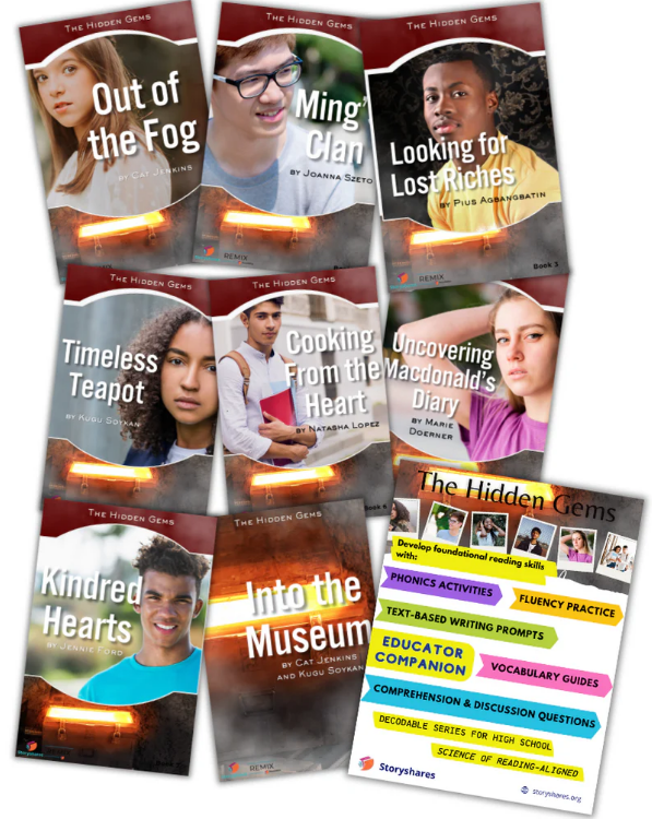 Hidden Gems HS Decodable set + Educator companion
