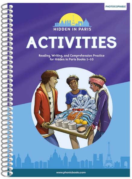 Phonic Books Hidden in Paris Activities