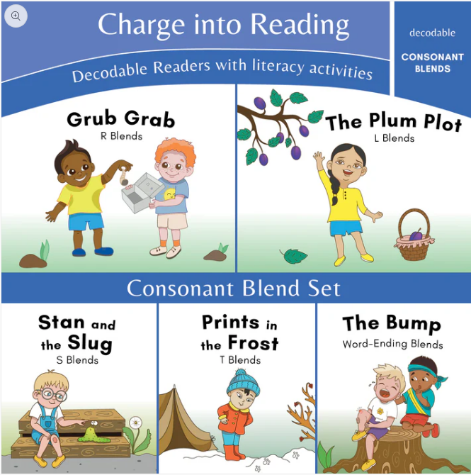 Stage 2: Consonant Blends Decodable Reader Set