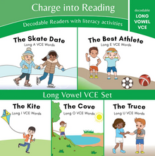 Stage 4: Long Vowel VCE Decodable Reader Set