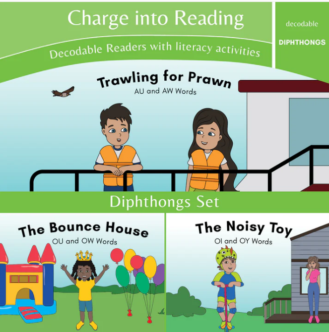 Stage 8: Diphthong Decodable Reader Set