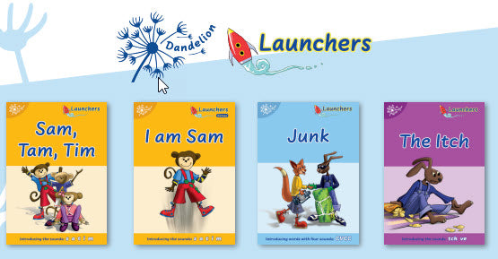 Phonic Books Dandelion Launchers Extras - Stages 1-7 - Decodable Books for Beginner Readers Sounds of the Alphabet